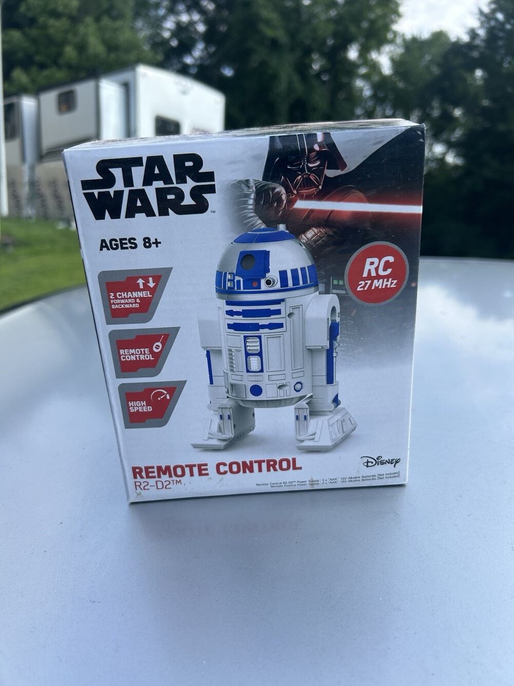 DISNEY STAR WARS R2-D2 REMOTE CONTROL RC 27 MHZ ACTION FIGURE NEW IN BOX A5